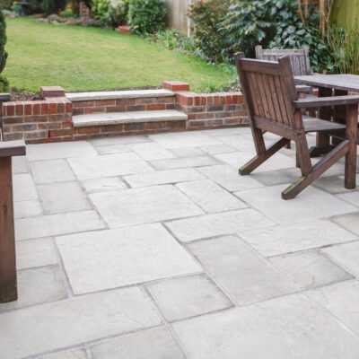 Natural stone patio Bicester